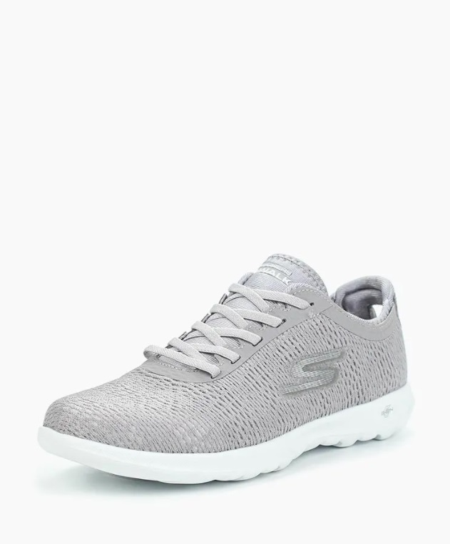 фото Кроссовки женские skechers 15352 серые 38.5 ru