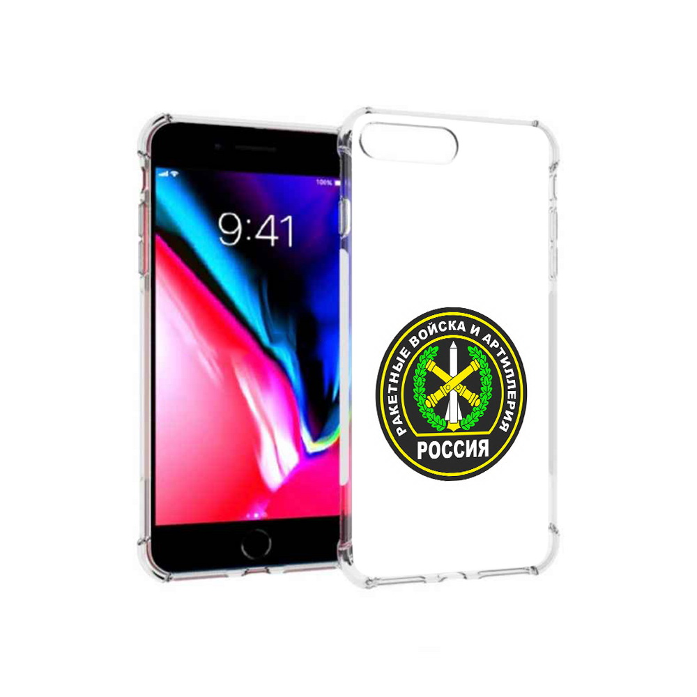 

Чехол MyPads Tocco для Apple iPhone 8 Plus артиллерия (PT70866.609.225), Прозрачный, Tocco