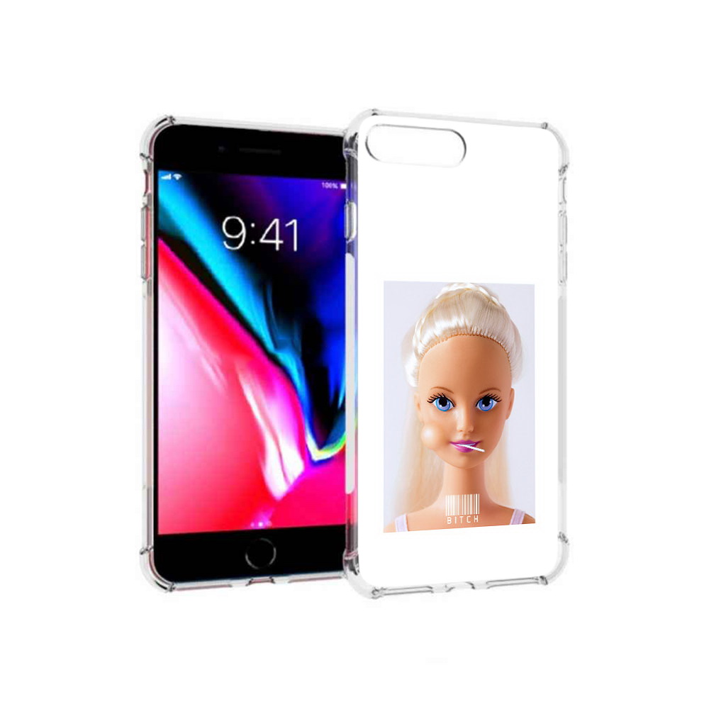 

Чехол MyPads Tocco для Apple iPhone 8 Plus барби (PT70866.609.226), Прозрачный, Tocco