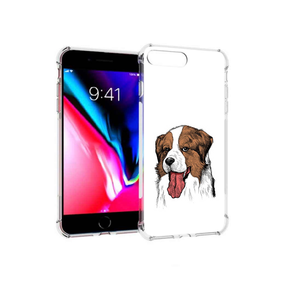 

Чехол MyPads Tocco для Apple iPhone 8 Plus бетховен (PT70866.609.230), Прозрачный, Tocco