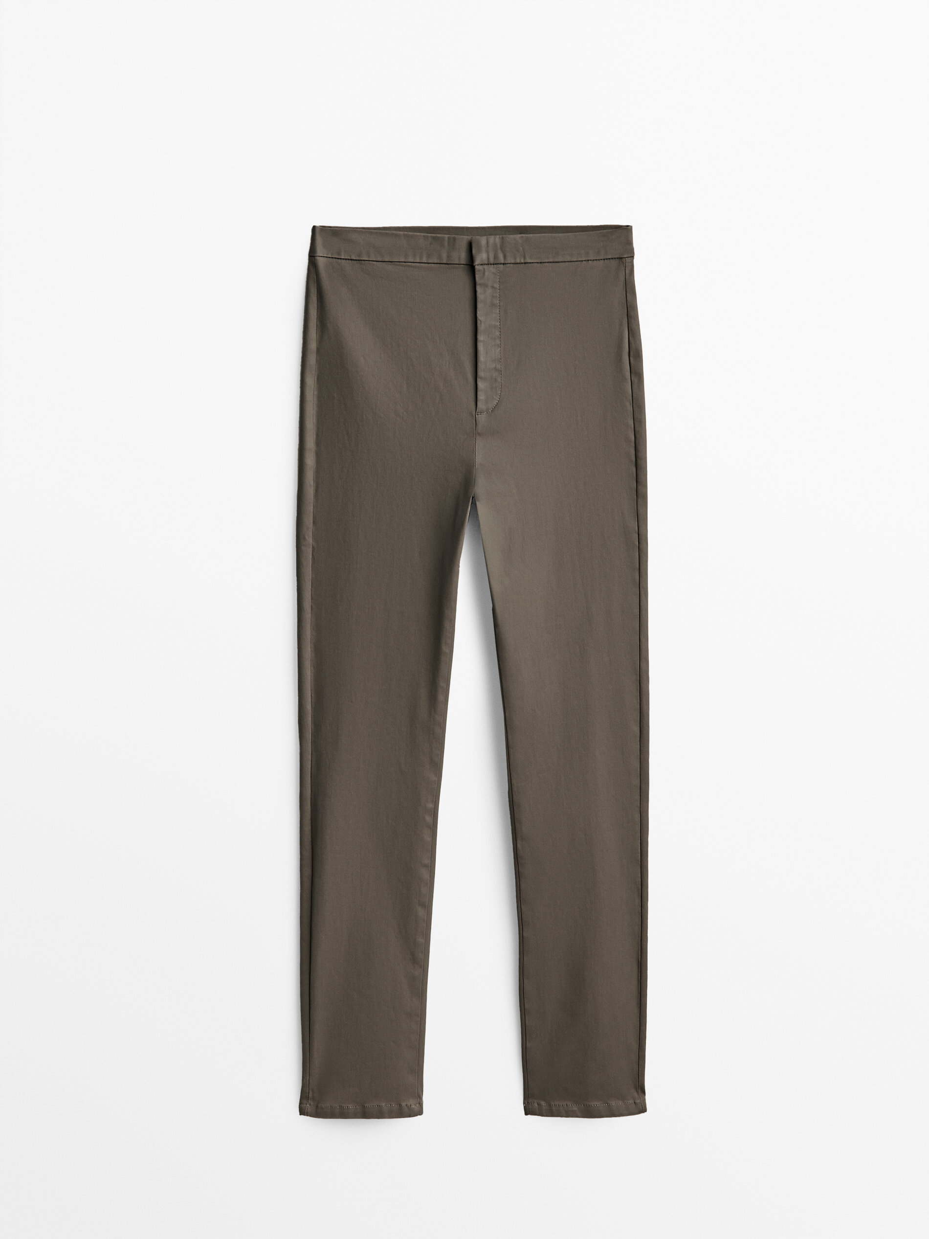 

Брюки женские Massimo Dutti 05053904830 хаки 42, 05053904830