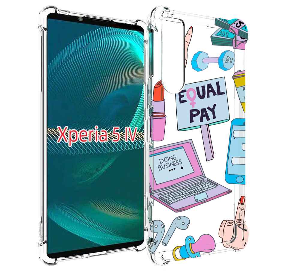 

Чехол MyPads разные-штучки для Sony Xperia 5 IV (5-4), Прозрачный, Tocco