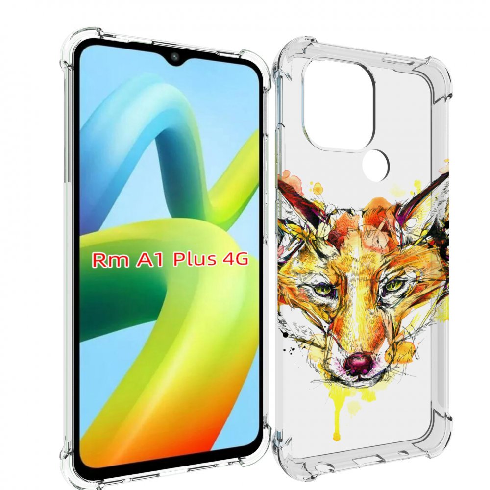 

Чехол MyPads Акварельная лиса для Xiaomi Redmi A1 Plus +, Прозрачный, Tocco