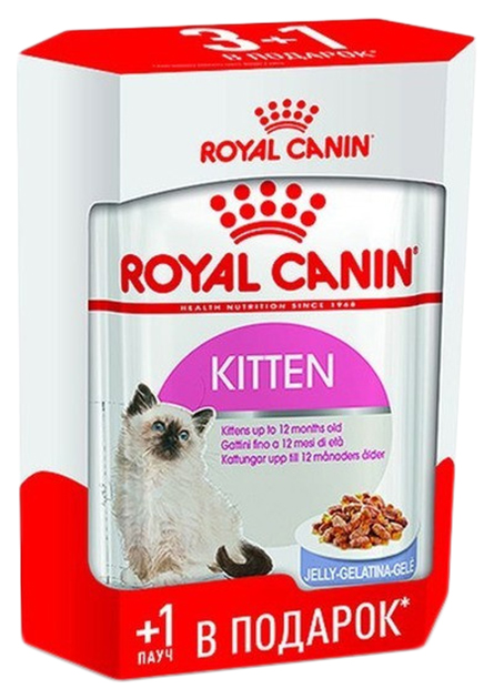 фото Влажный корм для кошек royal canin instinctive , мясо, 4шт, 85г