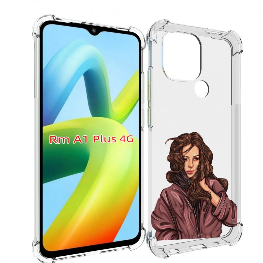 

Чехол MyPads Арт-рисунок-девушки для Xiaomi Redmi A1 Plus +, Прозрачный, Tocco