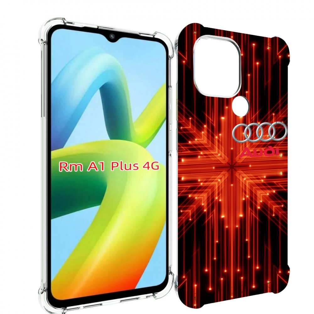 

Чехол MyPads Ауди-на-неоновом-фоне для Xiaomi Redmi A1 Plus +, Прозрачный, Tocco