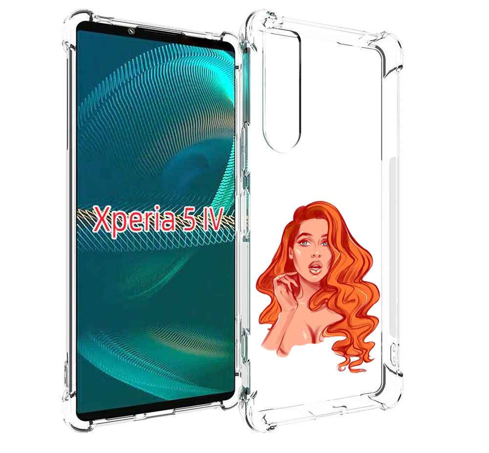 

Чехол MyPads рыжая-девушка-модельной-внешности женский для Sony Xperia 5 IV (5-4), Прозрачный, Tocco
