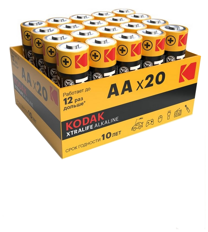 Батарейка Kodak XTRALIFE LR06-20 bulk XTRALIFE Alkaline 20шт