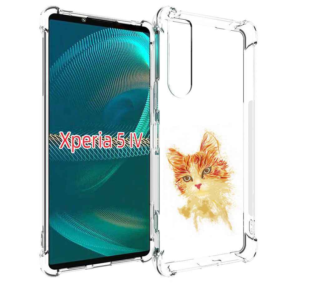 

Чехол MyPads рыжий кот для Sony Xperia 5 IV (5-4), Прозрачный, Tocco