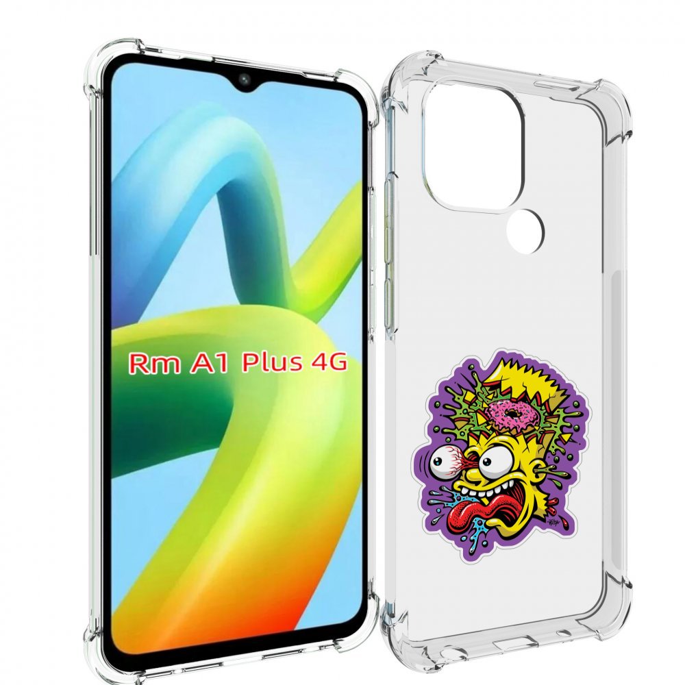 

Чехол MyPads Барт-Симпсон для Xiaomi Redmi A1 Plus +, Прозрачный, Tocco