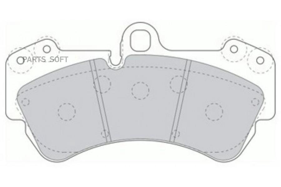 

Колодки Тормозные Дисковые Pn0346W Nibk