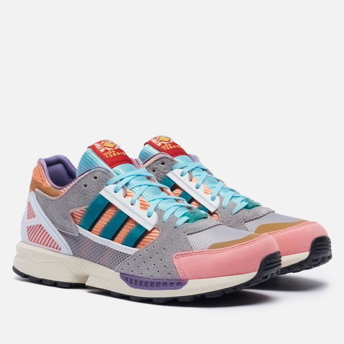 фото Кроссовки мужские adidas originals zx 10/8 candyverse серые 10 us