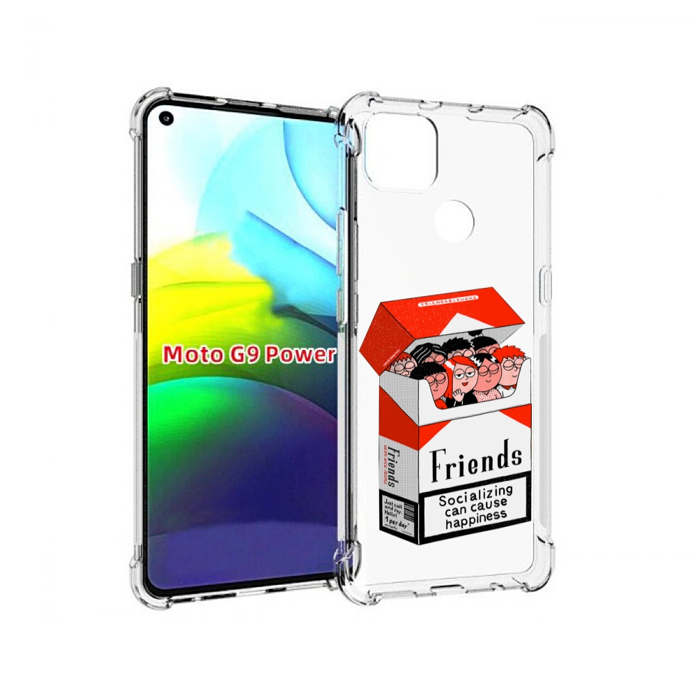 

Чехол MyPads друзья для Motorola Moto G9 Power, Прозрачный, Tocco