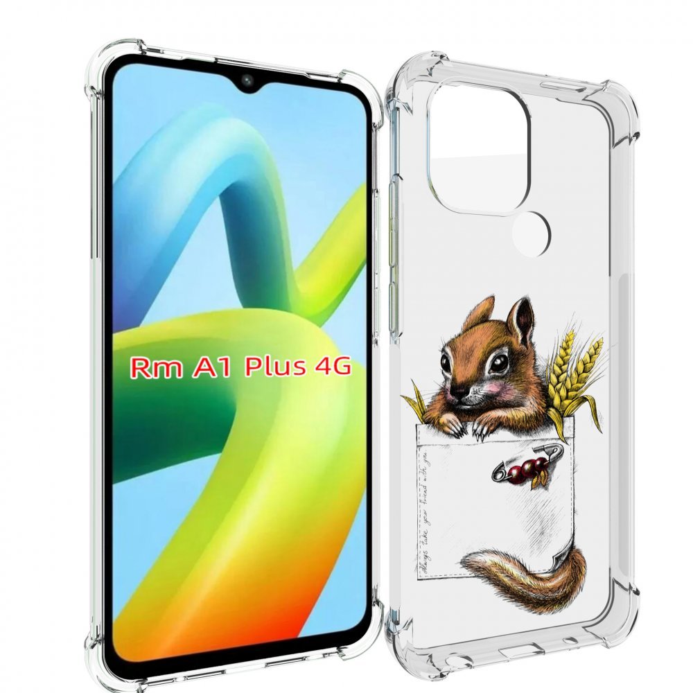 

Чехол MyPads Белочка для Xiaomi Redmi A1 Plus +, Прозрачный, Tocco