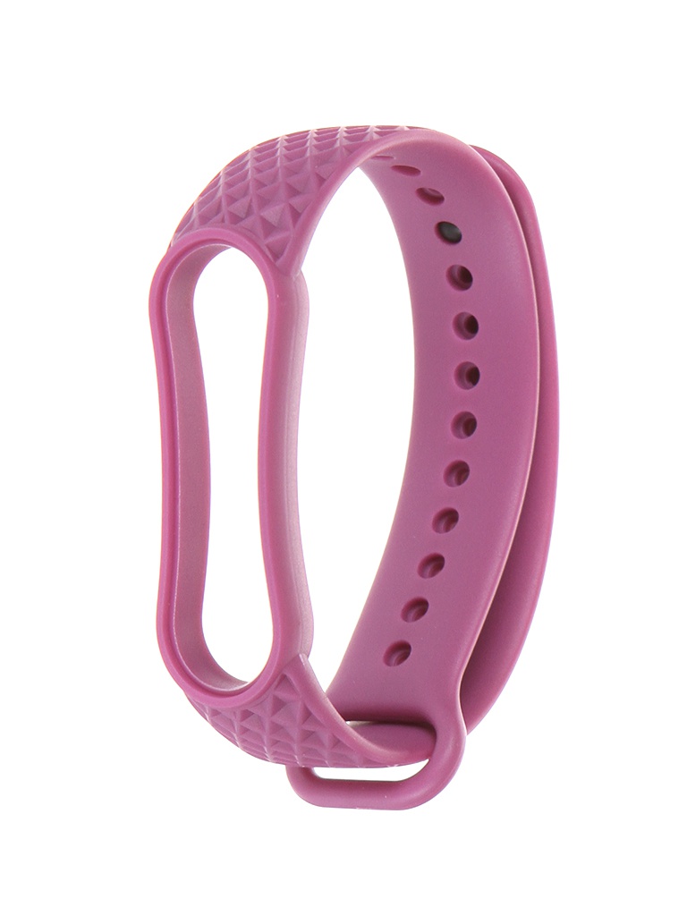 

Ремешок Zibelino для Mi Band 5/6 Purple Waffle ZBS-W-XIMB5-PUR, Mi Band 5/6