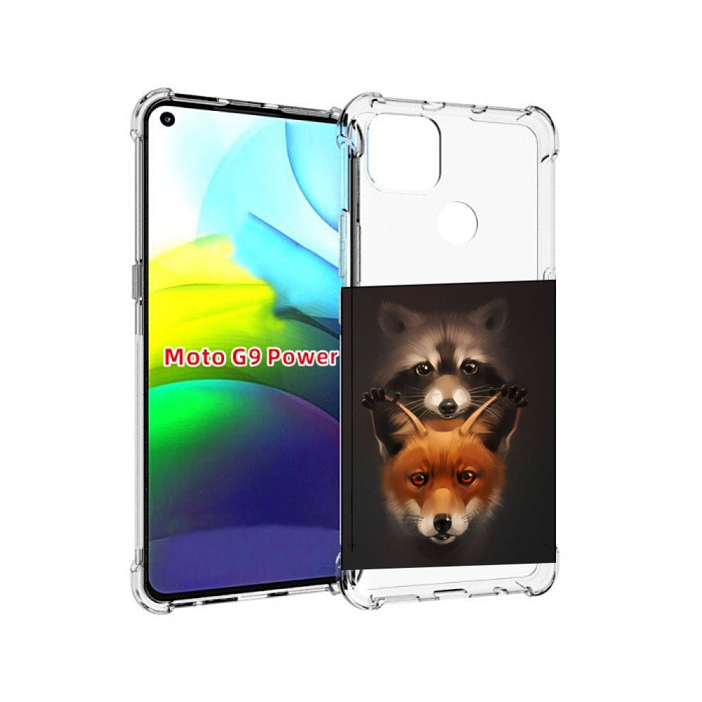 

Чехол MyPads енотик-лисенок для Motorola Moto G9 Power, Прозрачный, Tocco