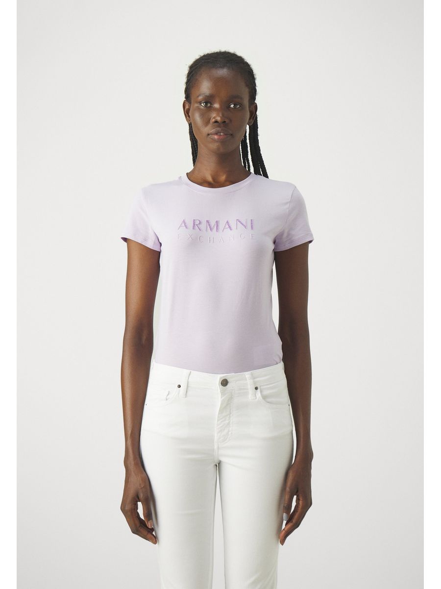 

Футболка женская Armani Exchange ARC21D08A фиолетовая XS, Фиолетовый, ARC21D08A