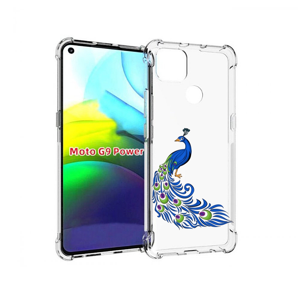 

Чехол MyPads жарптица-голубая для Motorola Moto G9 Power, Прозрачный, Tocco