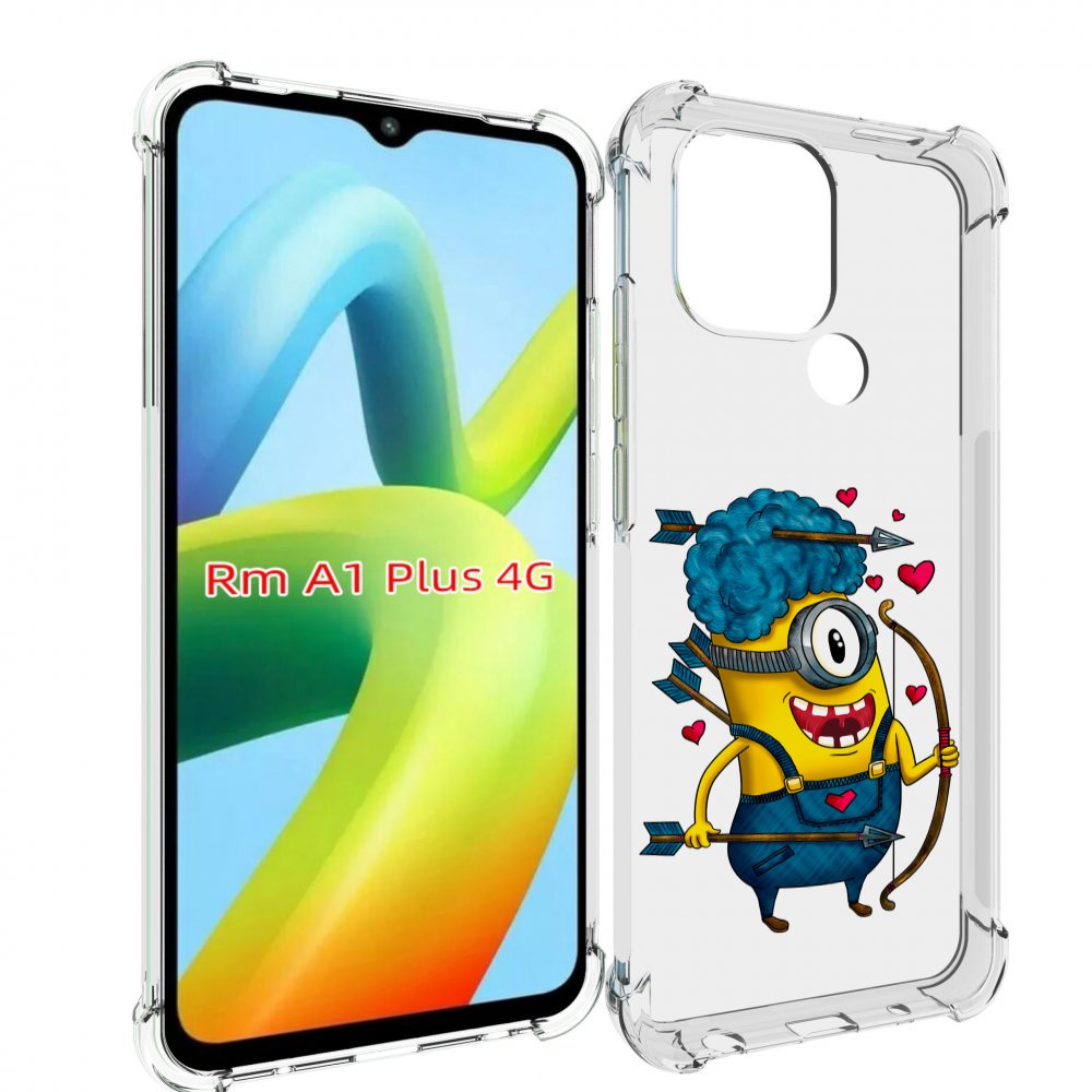 

Чехол MyPads Миньон купидон для Xiaomi Redmi A1 Plus +, Прозрачный, Tocco