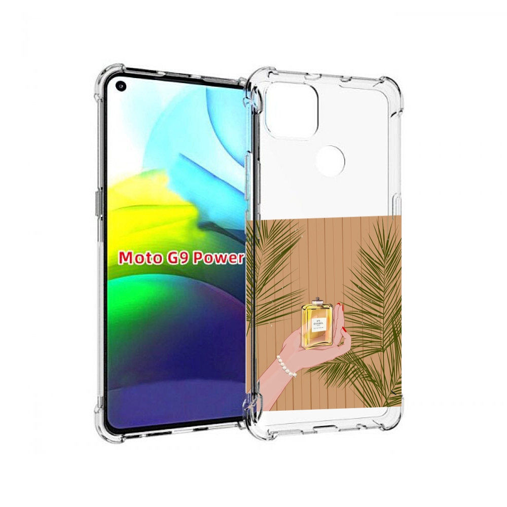 

Чехол MyPads запах-шанель-номер-5 для Motorola Moto G9 Power, Прозрачный, Tocco