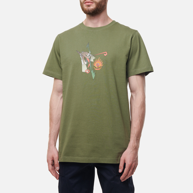 

Футболка мужская MAHARISHI 9851-OLIVE хаки XL, 9851-OLIVE