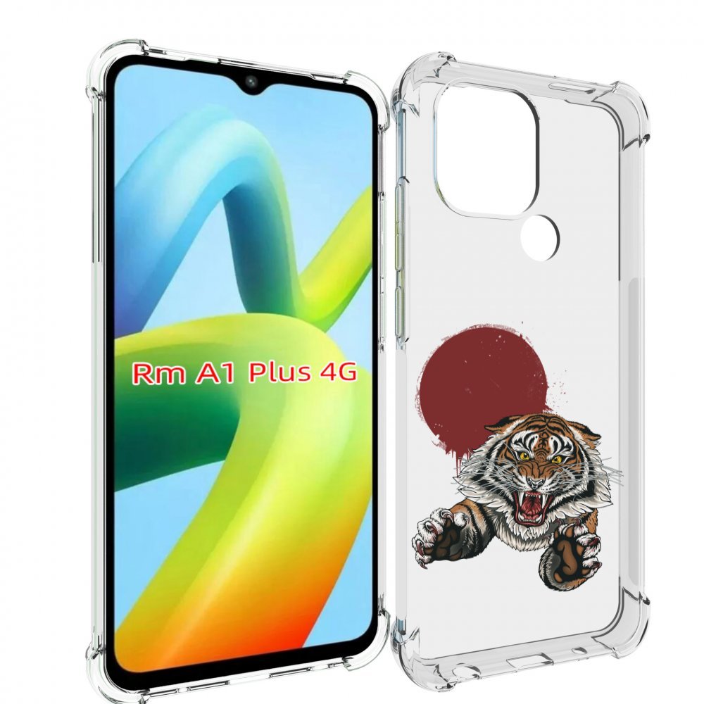 

Чехол MyPads Бросок тигра для Xiaomi Redmi A1 Plus +, Прозрачный, Tocco