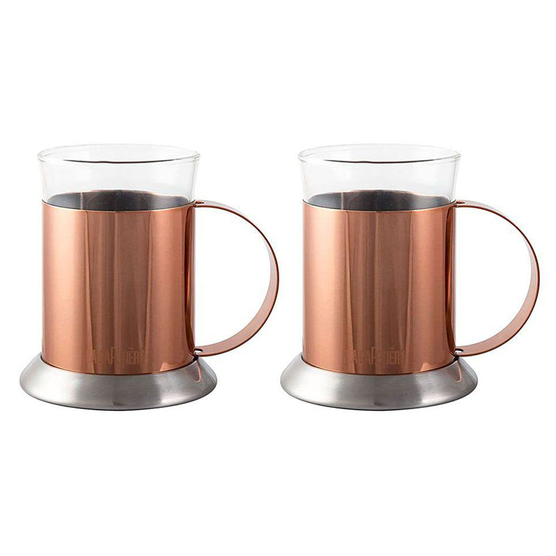 

Набор стаканов с подстаканниками Kitchen Craft Le'Xpress