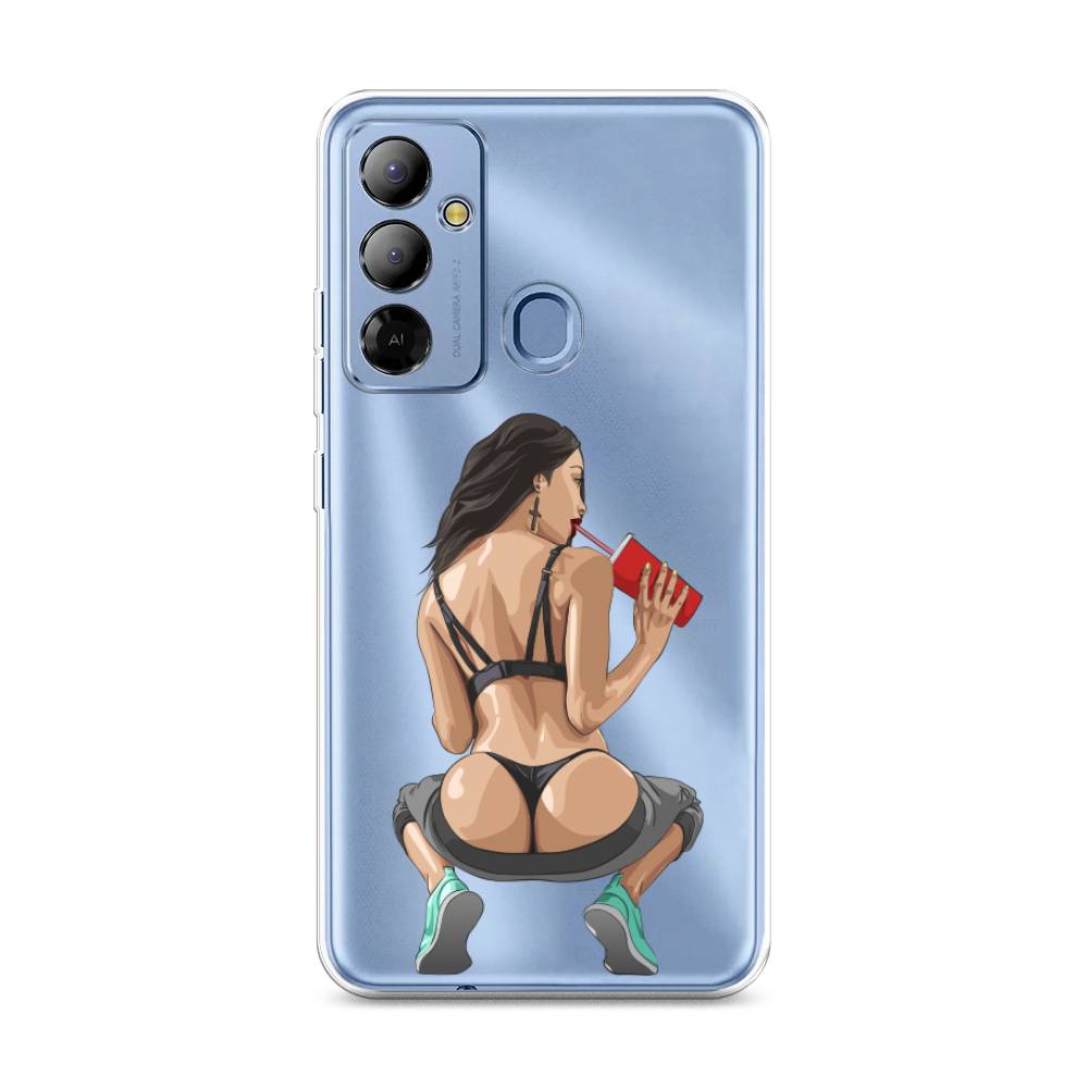 

Чехол на Tecno Pop 6 Go "Сочные булочки", Бежевый;красный;черный, 302950-6