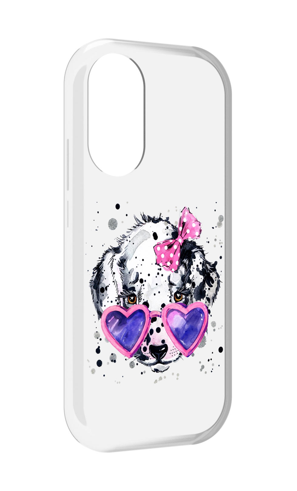 

Чехол MyPads долматинец в очках для Honor X7, Прозрачный, Tocco