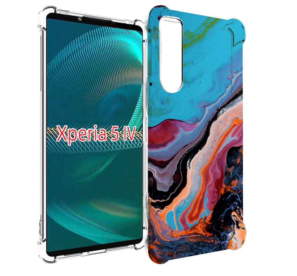 

Чехол MyPads смешанные краски для Sony Xperia 5 IV (5-4), Прозрачный, Tocco