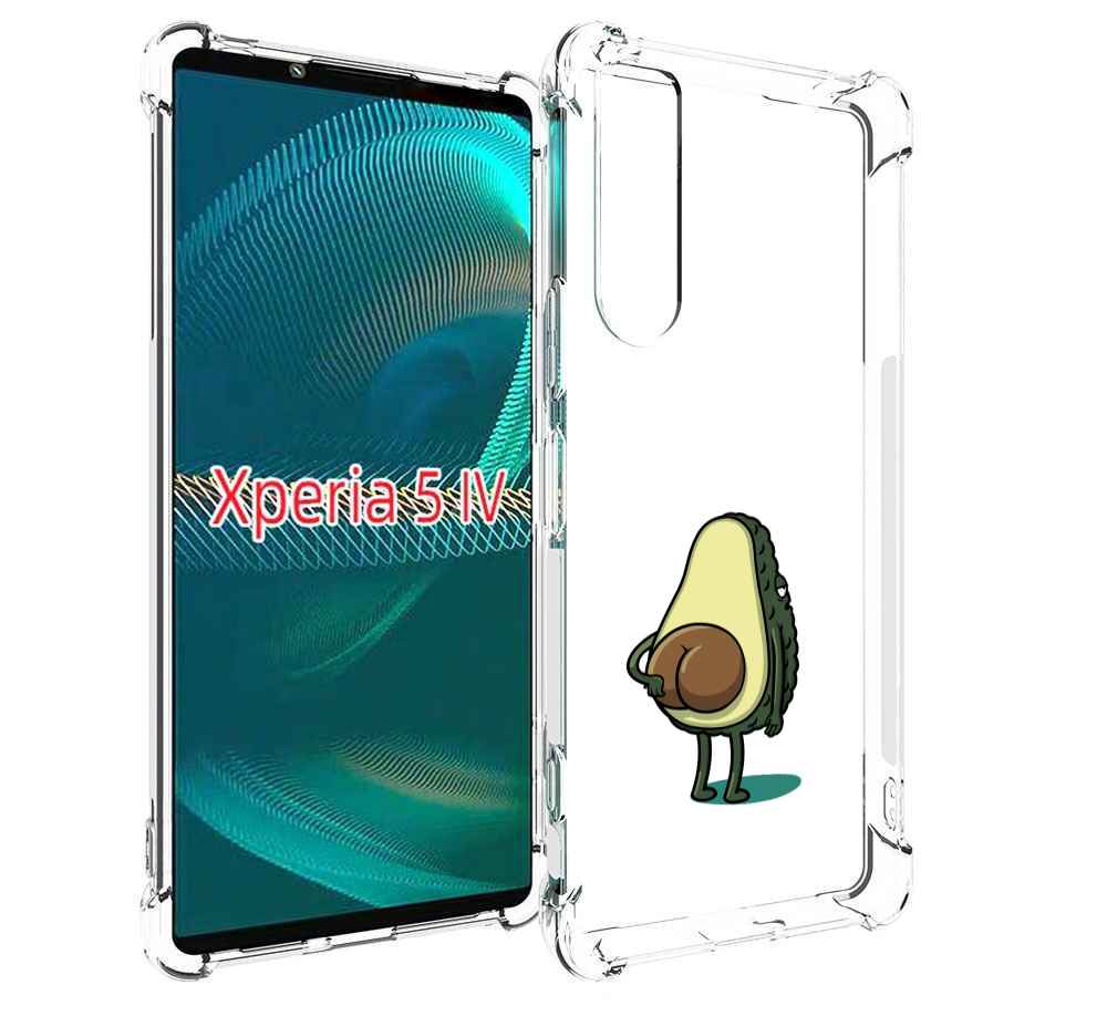 

Чехол MyPads смешной авокадо сзади для Sony Xperia 5 IV (5-4), Прозрачный, Tocco