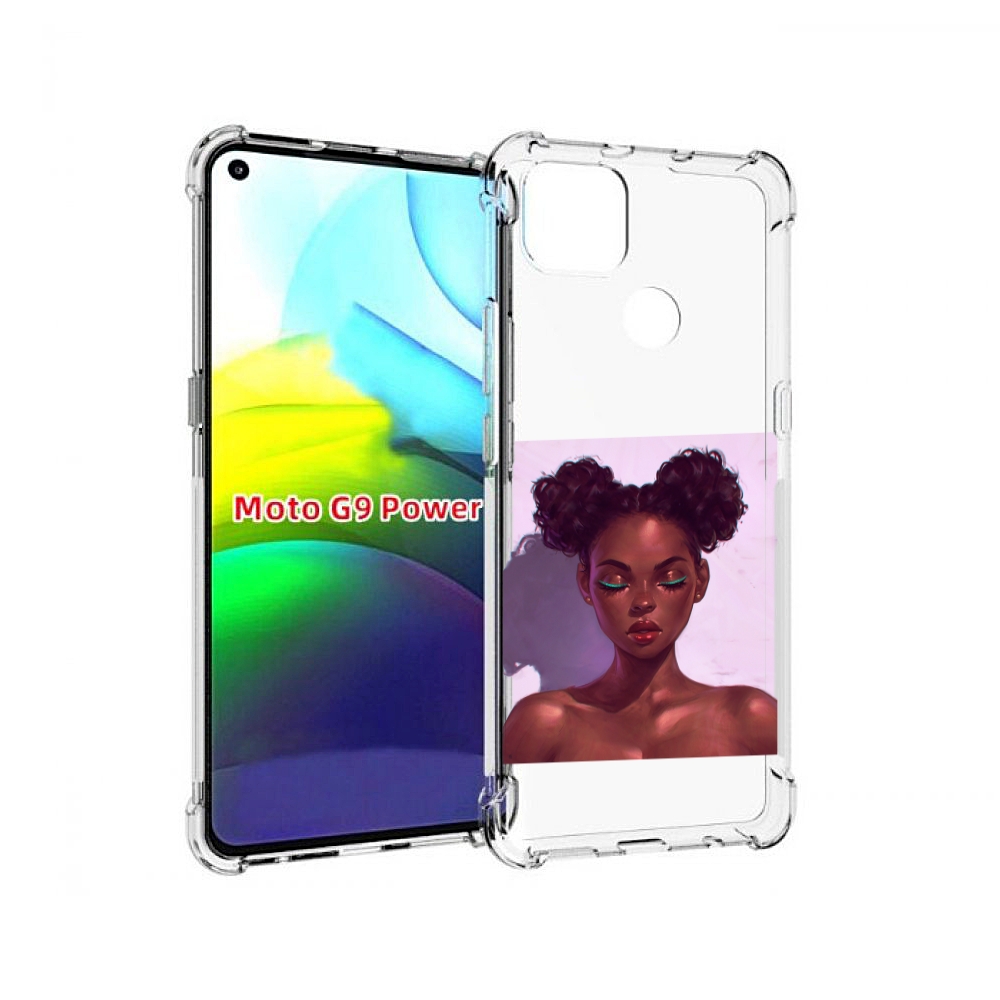 

Чехол MyPads зеленые-стрелки женский для Motorola Moto G9 Power, Прозрачный, Tocco