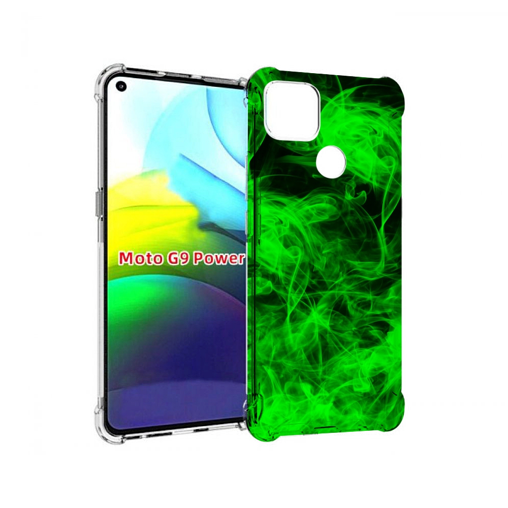 

Чехол MyPads зеленый-дымок для Motorola Moto G9 Power, Прозрачный, Tocco
