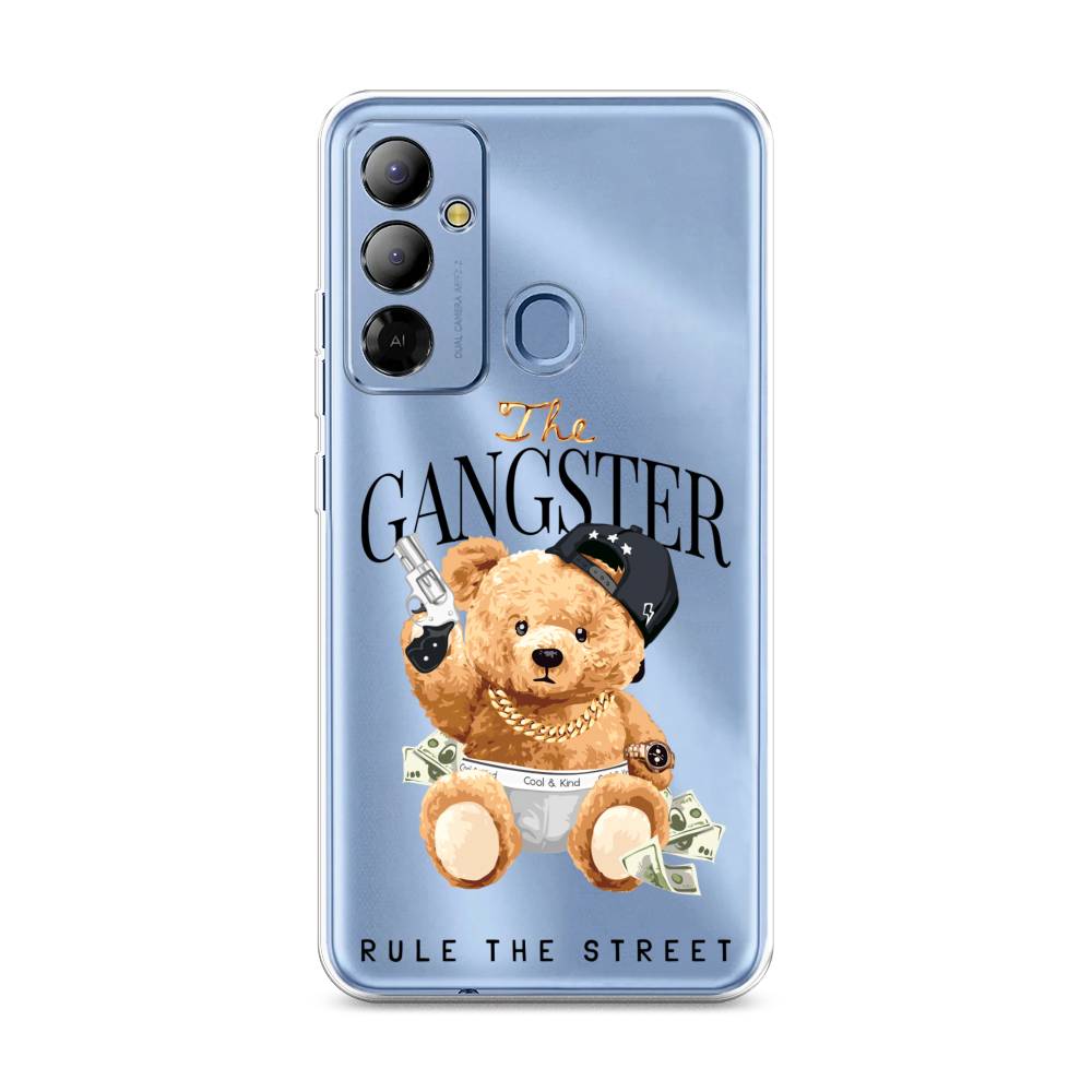 

Чехол на Tecno Pop 6 Go "The Gangster", Бежевый;серый;черный, 302950-6