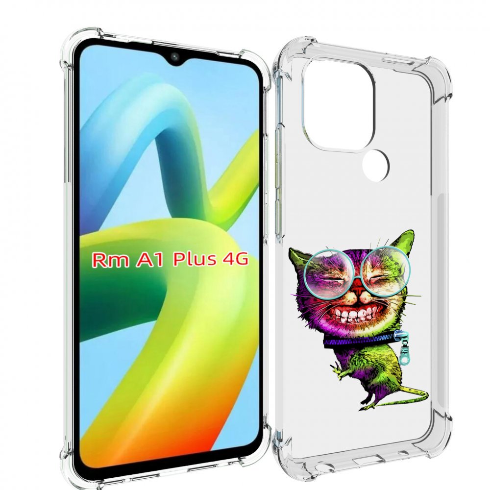 

Чехол MyPads Веселый кот для Xiaomi Redmi A1 Plus +, Прозрачный, Tocco