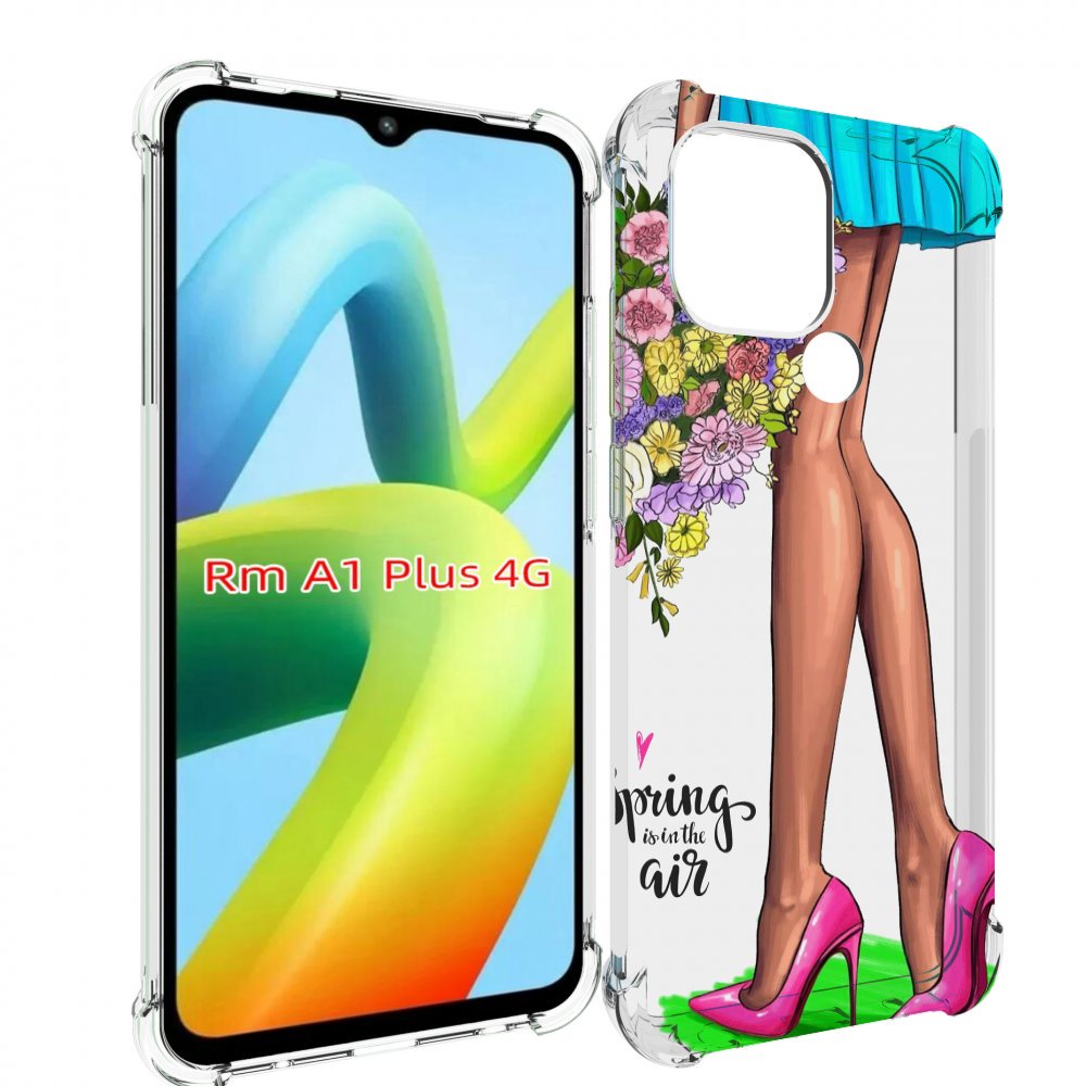 

Чехол MyPads Весна-в-воздухе женский для Xiaomi Redmi A1 Plus +, Прозрачный, Tocco