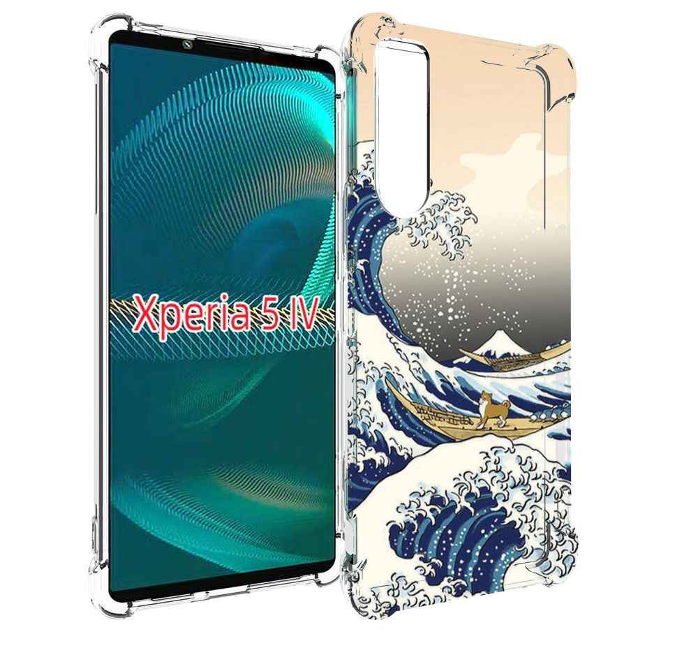 

Чехол MyPads собаки-на-плоту для Sony Xperia 5 IV (5-4), Прозрачный, Tocco