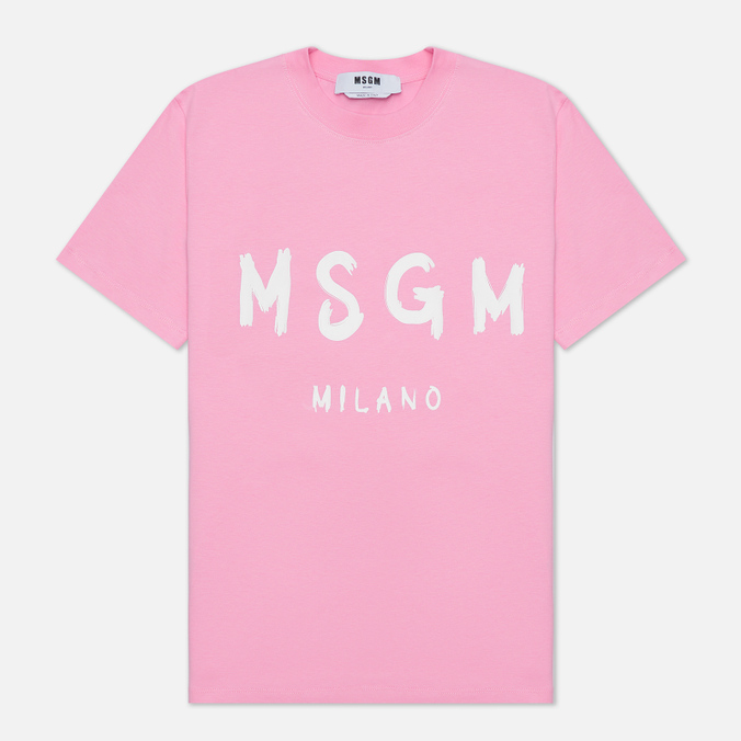 

Футболка женская MSGM 2000MDM510 200002 12 розовая S, 2000MDM510 200002 12