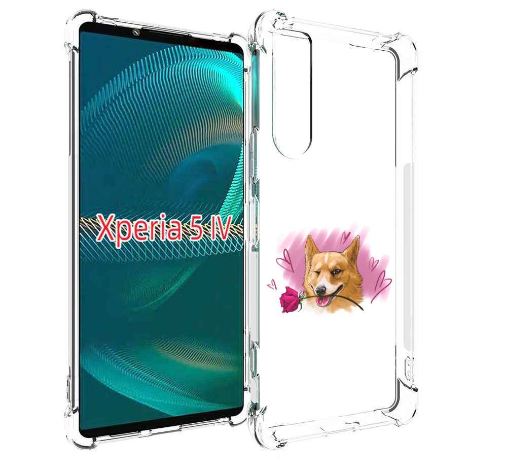 

Чехол MyPads собачка-с-розочкой для Sony Xperia 5 IV (5-4), Прозрачный, Tocco