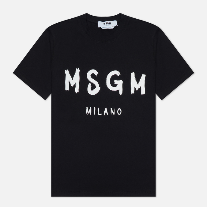 

Футболка женская MSGM 2000MDM510 200002 99 черная S, 2000MDM510 200002 99