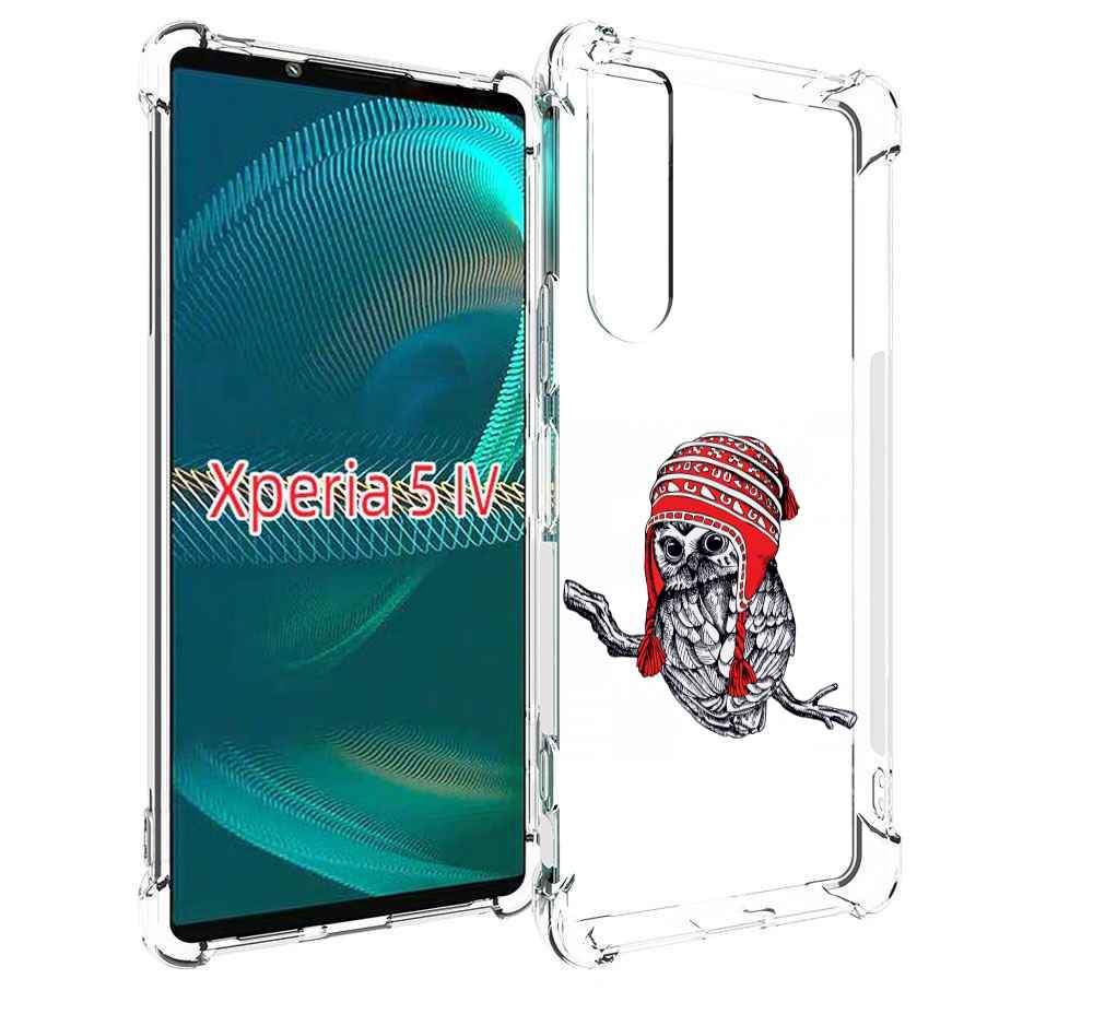 

Чехол MyPads сова-в-красной-шапке-на-веточке для Sony Xperia 5 IV (5-4), Прозрачный, Tocco