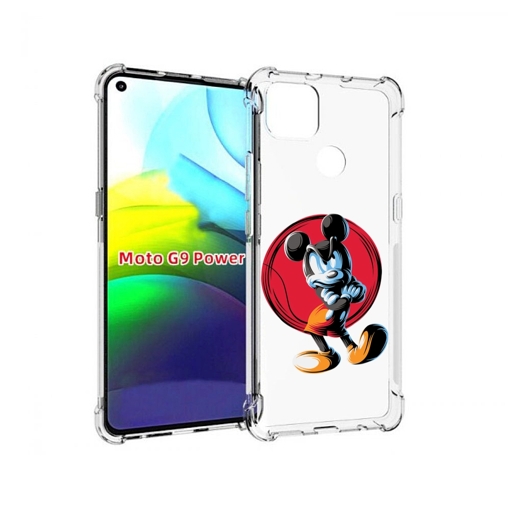 

Чехол MyPads злой-микки для Motorola Moto G9 Power, Прозрачный, Tocco
