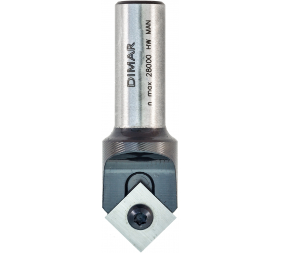 

Фреза Dimar (Димар) 1054069 V паз 60 гр. сменные ножи D26x23,4 L60,4 Z1 хвостовик 12