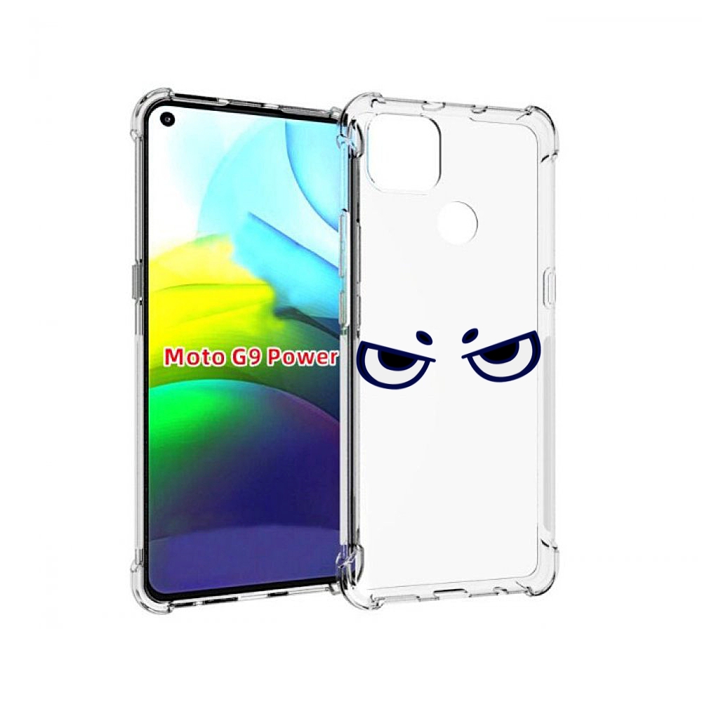 

Чехол MyPads злые-глазки для Motorola Moto G9 Power, Прозрачный, Tocco