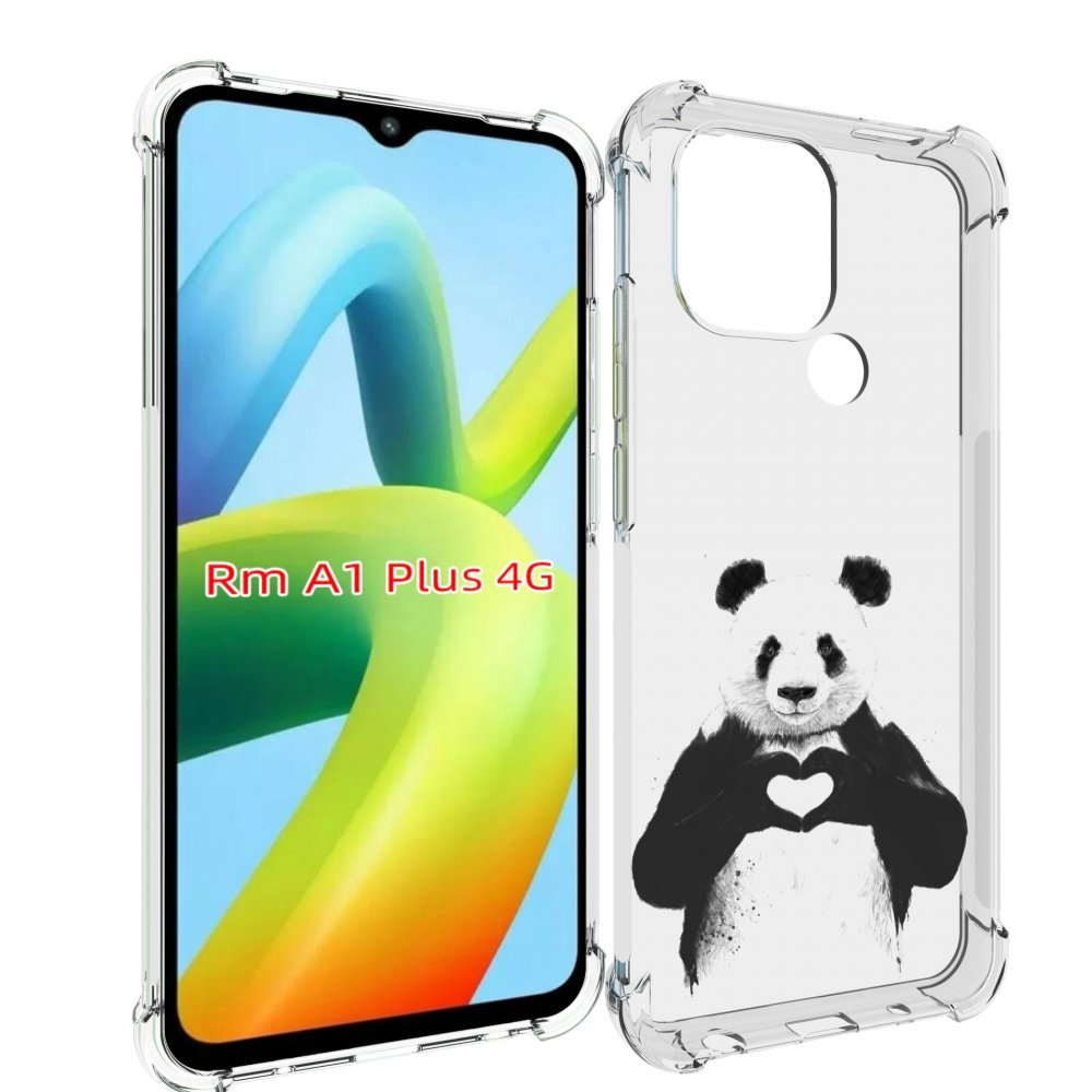 

Чехол MyPads Влюбленная панда для Xiaomi Redmi A1 Plus +, Прозрачный, Tocco