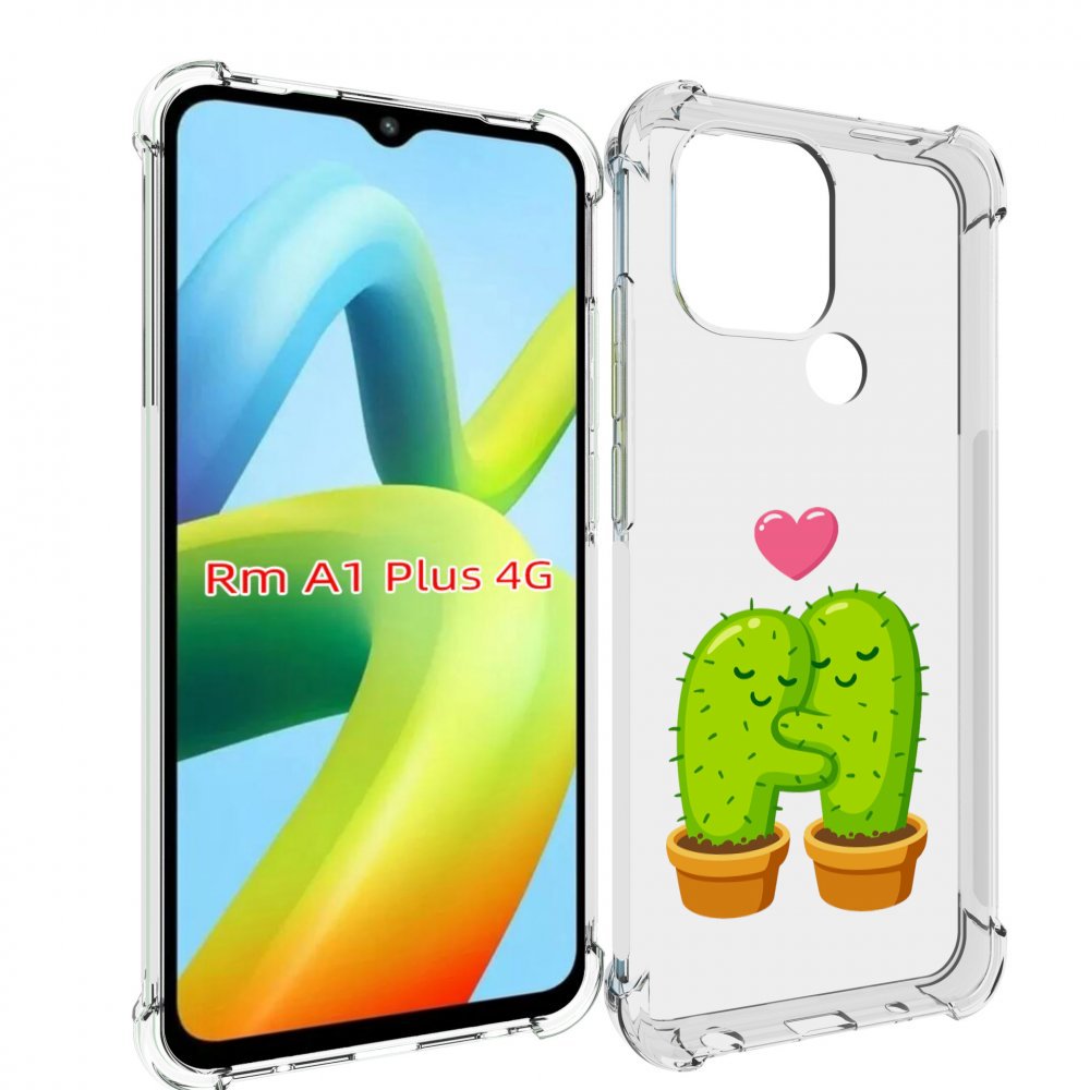 

Чехол MyPads Влюбленные-кактусы для Xiaomi Redmi A1 Plus +, Прозрачный, Tocco