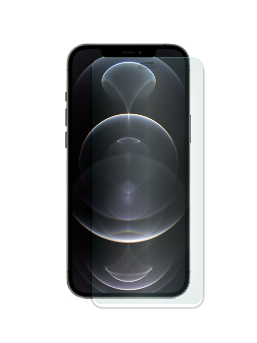 Защитное стекло Mobileocean для Apple iPhone 12, 12 Pro прозрачное, без рамки