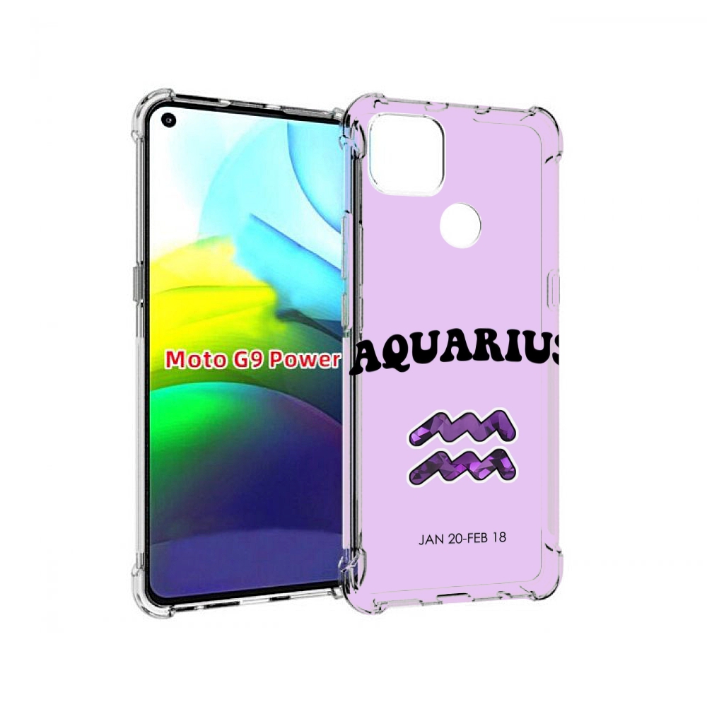 

Чехол MyPads знак зодиака водолеи 4 для Motorola Moto G9 Power, Прозрачный, Tocco