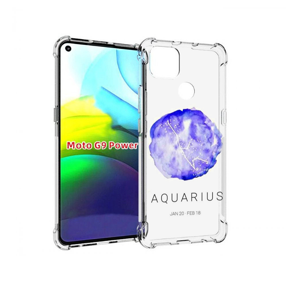 

Чехол MyPads знак зодиака водолеи 5 для Motorola Moto G9 Power, Прозрачный, Tocco