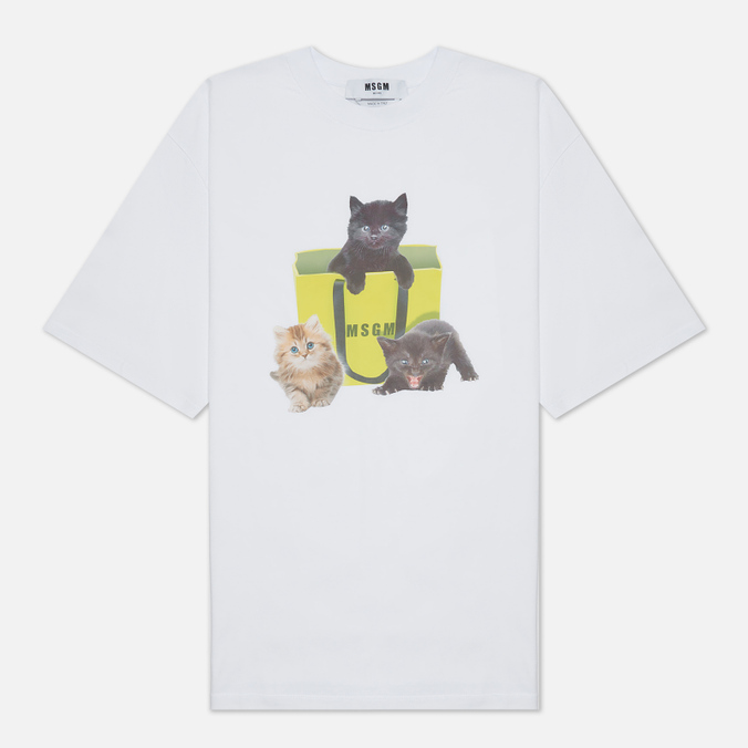 

Футболка женская MSGM 3341MDM172 227798 01 белая XS, 3341MDM172 227798 01